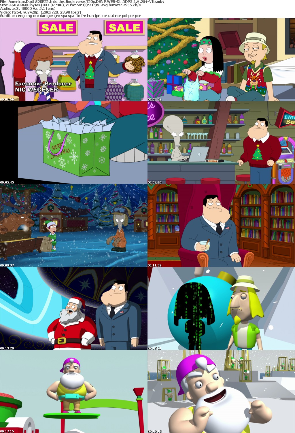 American Dad! S20E22 Into the Jingleverse 720p DSNP WEB-DL DDP5 1 H 264-NTb
