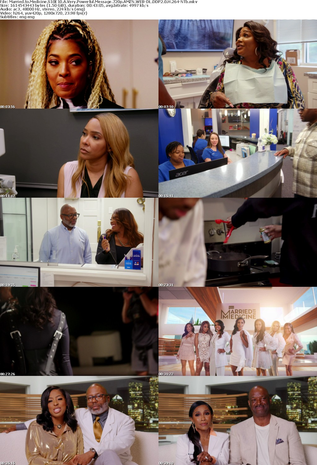 Married to Medicine S10E10 A Very Powerful Message 720p AMZN WEB-DL DDP2 0 H 264-NTb