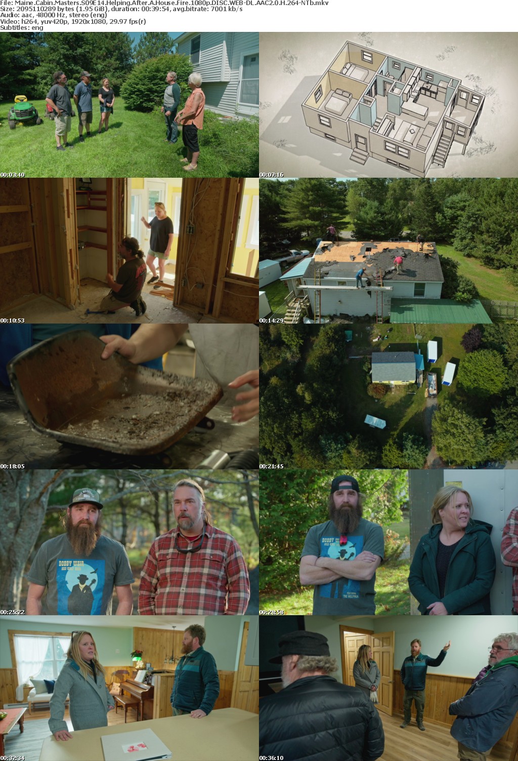 Maine Cabin Masters S09E14 Helping After A House Fire 1080p DISC WEB-DL AAC2 0 H 264-NTb