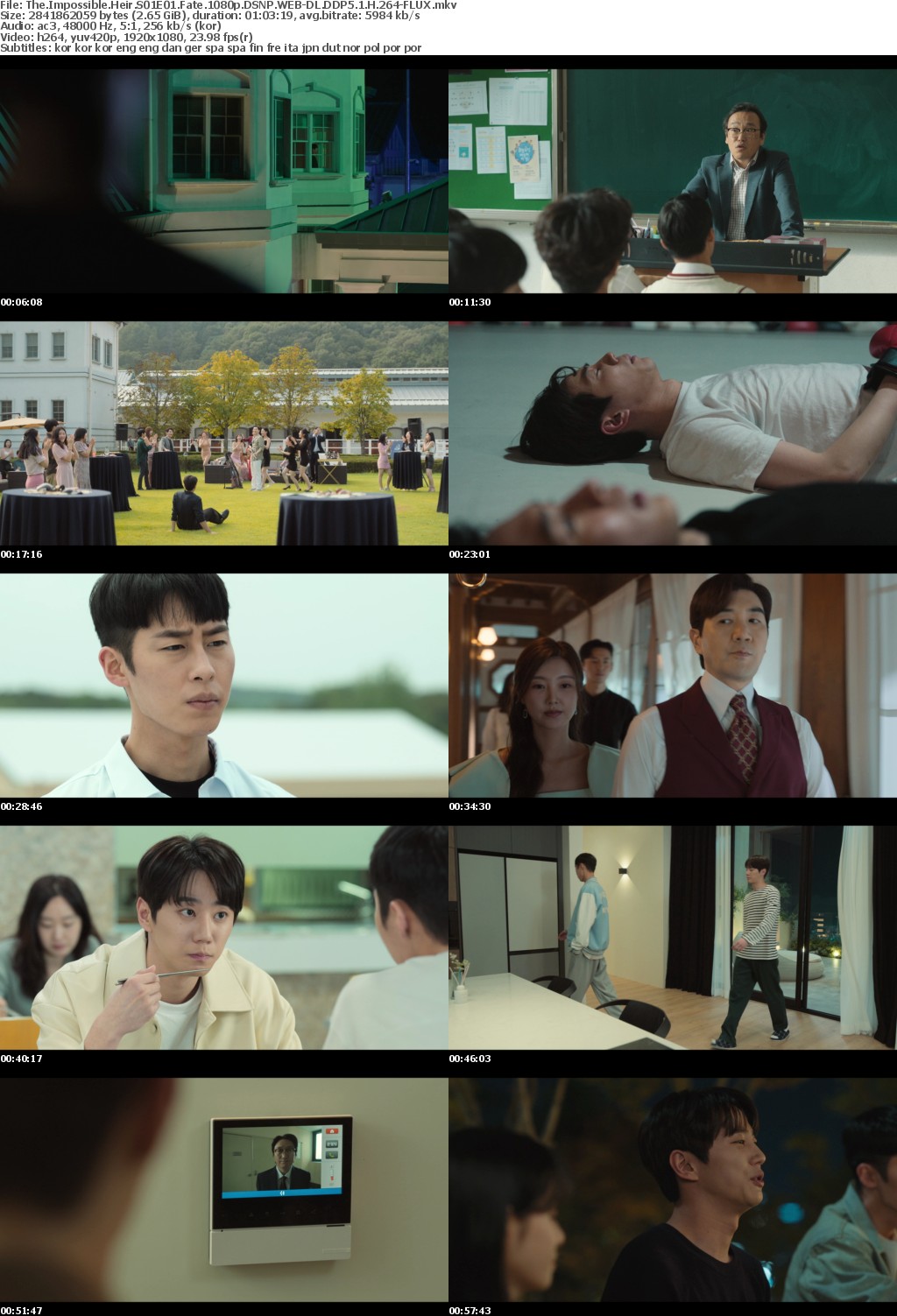 The Impossible Heir S01E01 Fate 1080p DSNP WEB-DL DDP5 1 H 264-FLUX
