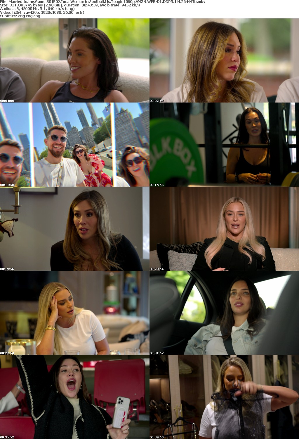Married to the Game S01E02 Im a Woman in Football Its Tough 1080p AMZN WEB-DL DDP5 1 H 264-NTb