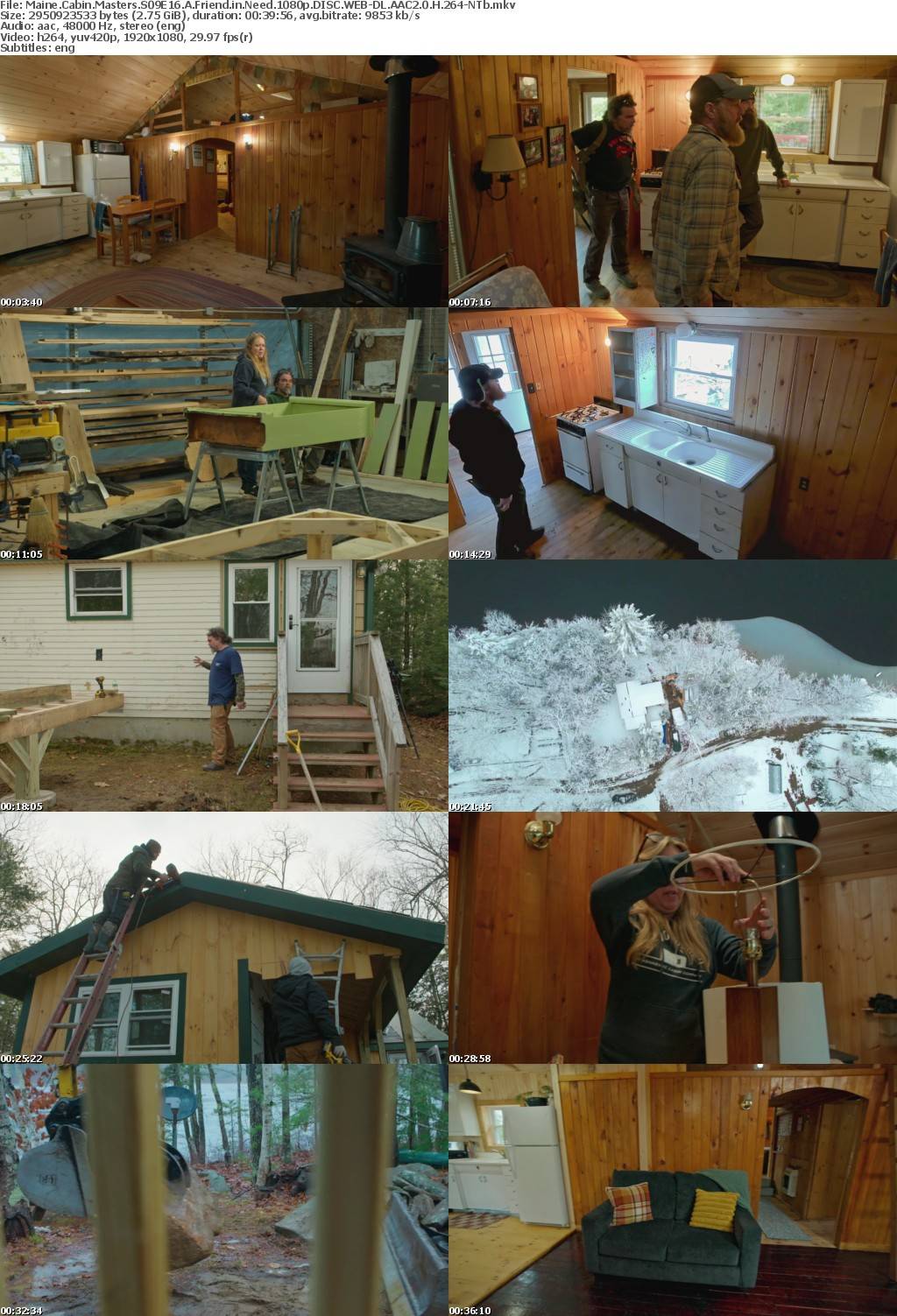 Maine Cabin Masters S09E16 A Friend in Need 1080p DISC WEB-DL AAC2 0 H 264-NTb