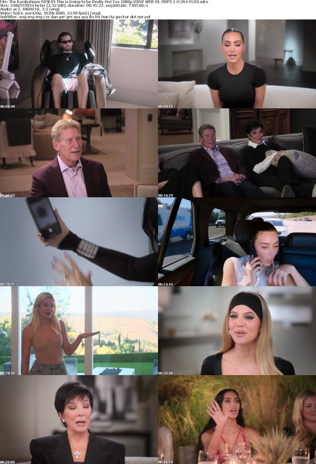 The Kardashians S05E03 This is Going to be Really Hot Tea 1080p DSNP WEB-DL DDP5 1 H 264-FLUX
