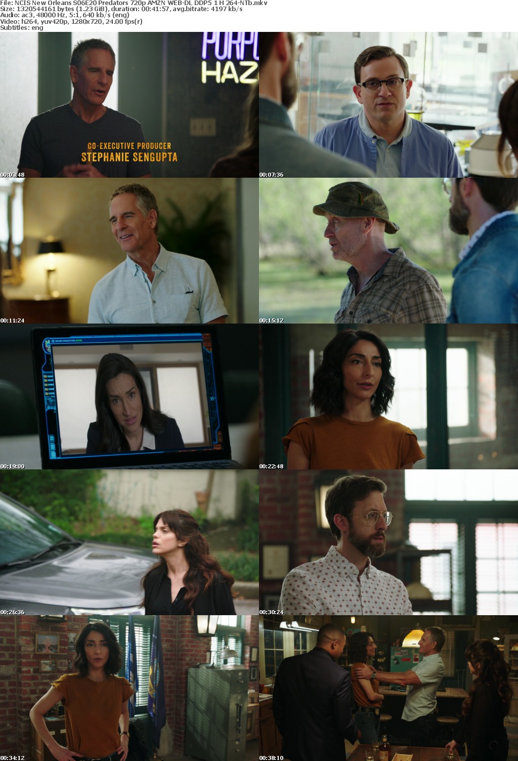 NCIS New Orleans S06E20 Predators 720p AMZN WEB-DL DDP5 1 H 264-NTb