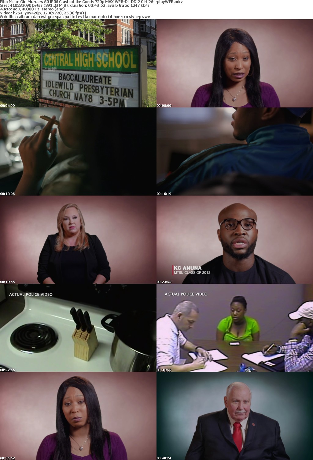 Mean Girl Murders S01E06 Clash of the Coeds 720p MAX WEB-DL DD 2 0 H 264-playWEB