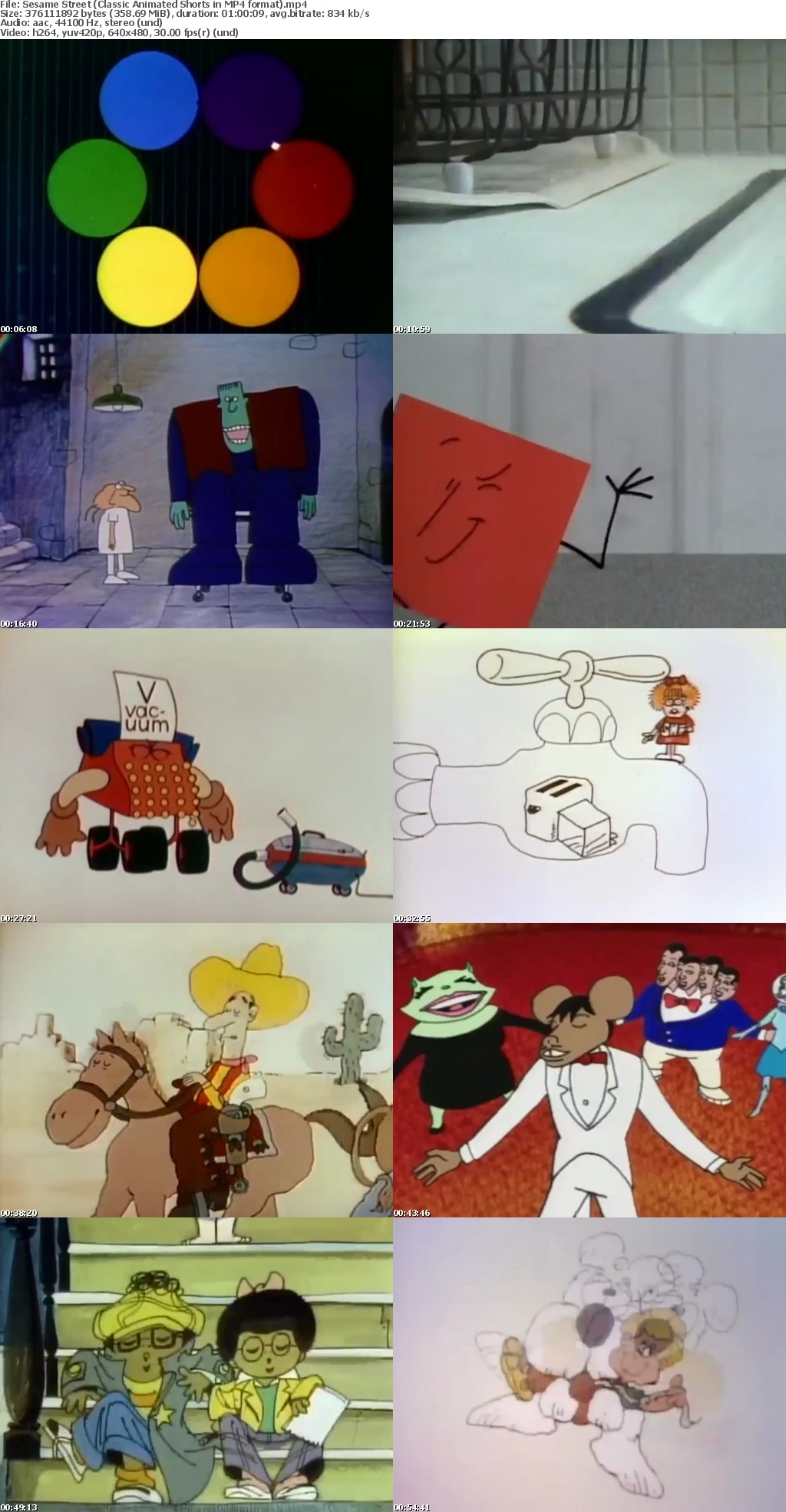 Sesame Street (Classic Animated Shorts in MP4 format) Lando18